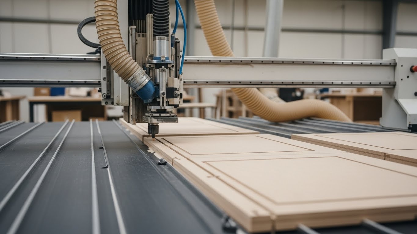 CNC обработка на мебелен детайл